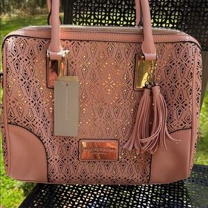 Marc New York Blush Laser-Cut Satchel​